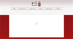 Desktop Screenshot of hotelposadadelcarmen.com.mx